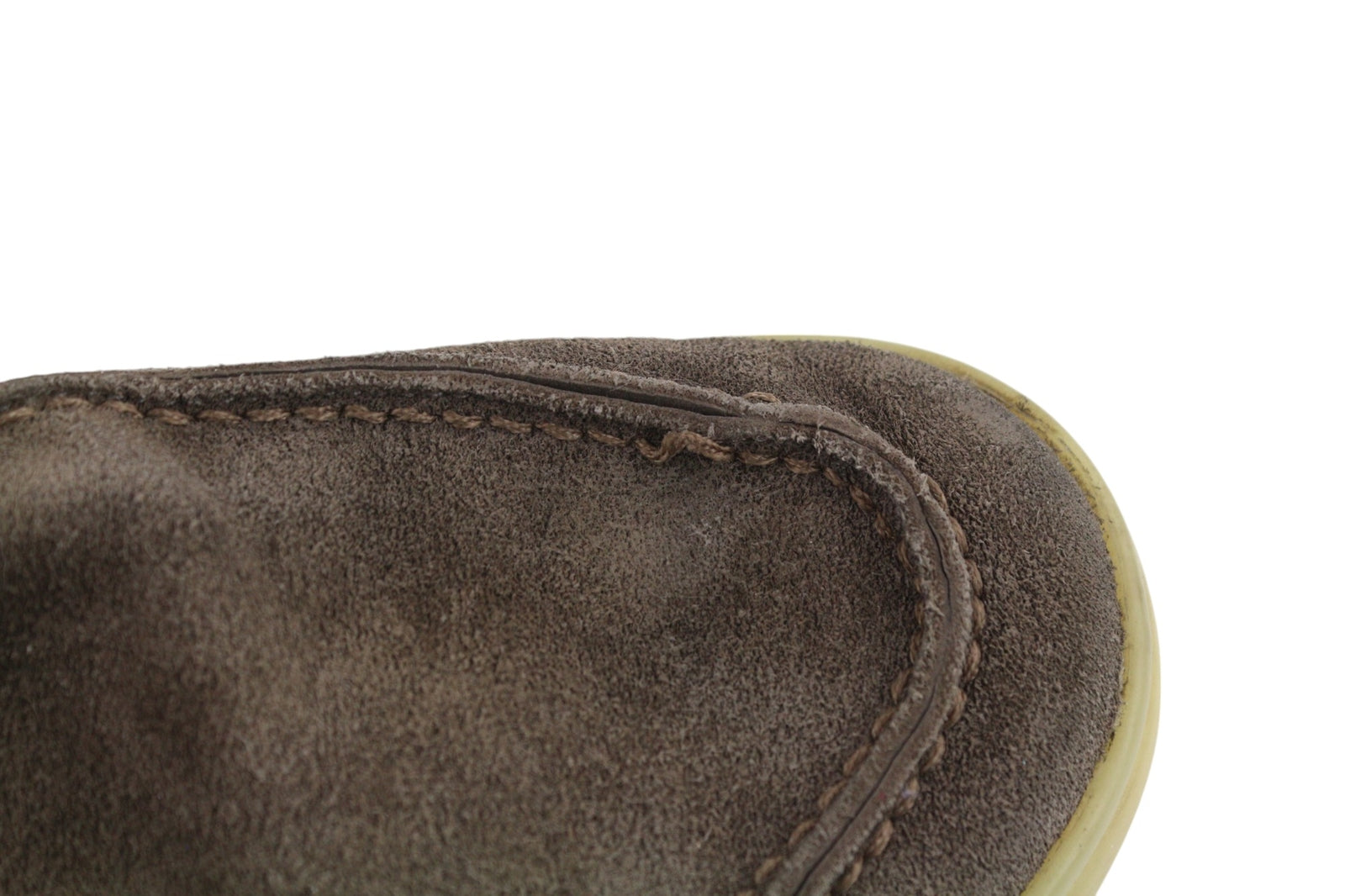 SUITSUPPLY Men Shoes EU43 Brown Leather Suede Casual Laced High-Top