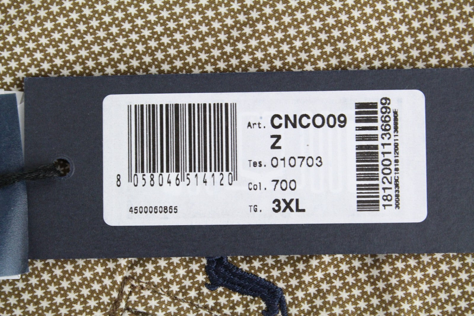 HARMONT &amp; BLAINE vyriški marškiniai su besiūlėmis kišenėmis, gėlėtu raštu ir siauru kirpimu, 3XL dydžio 