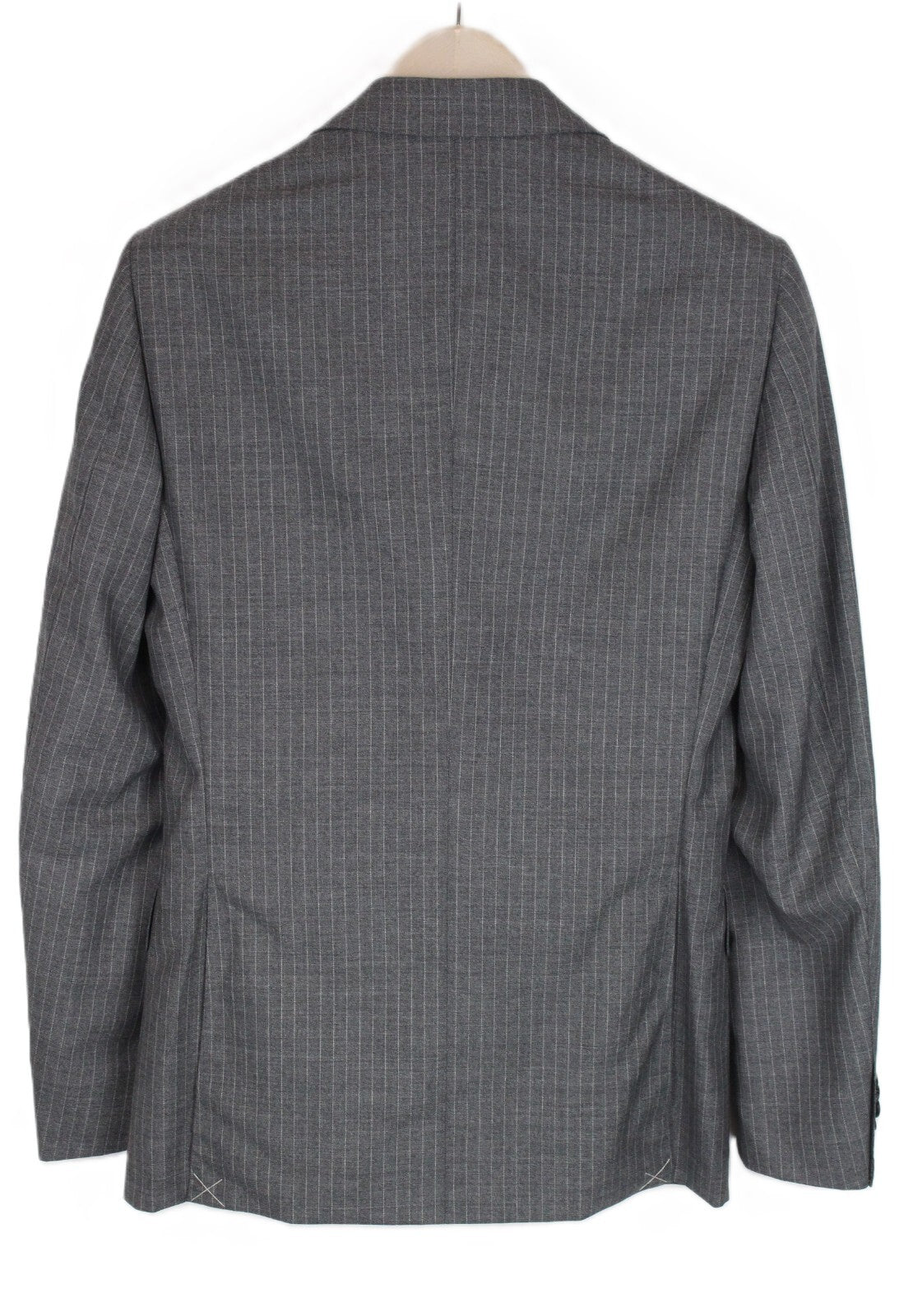 SUITSUPPLY Lazio Men's Grey Blazer UK36R Pure Wool Pinstripe Single Vent