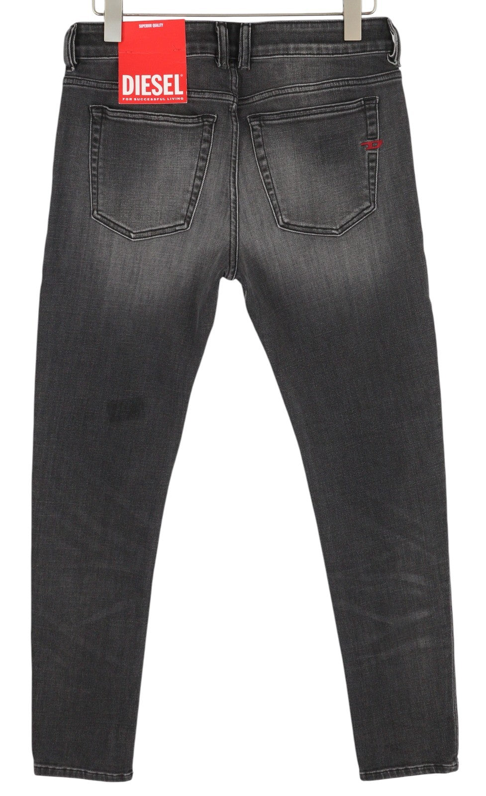 DIESEL 1979 Sleenker 0EIAG Men Jeans W31/L30 Skinny Fit Low Waist Washed Denim