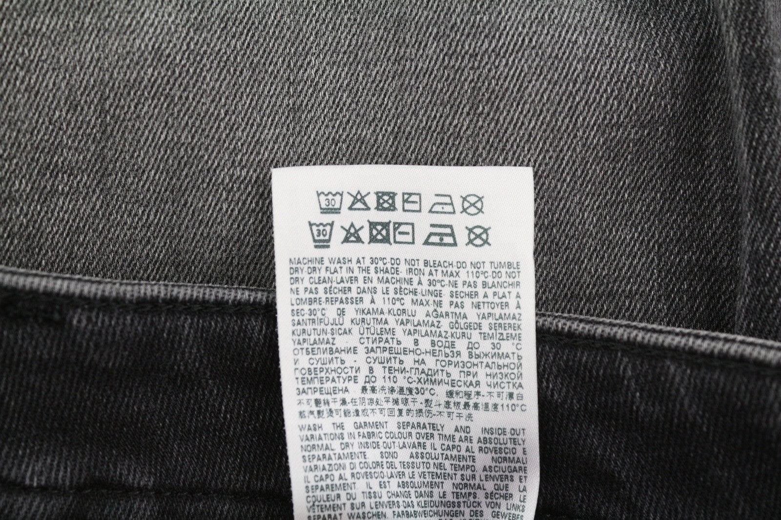 DIESEL 1979 Sleenker 0EIAG Men Jeans W31/L30 Skinny Fit Low Waist Washed Denim