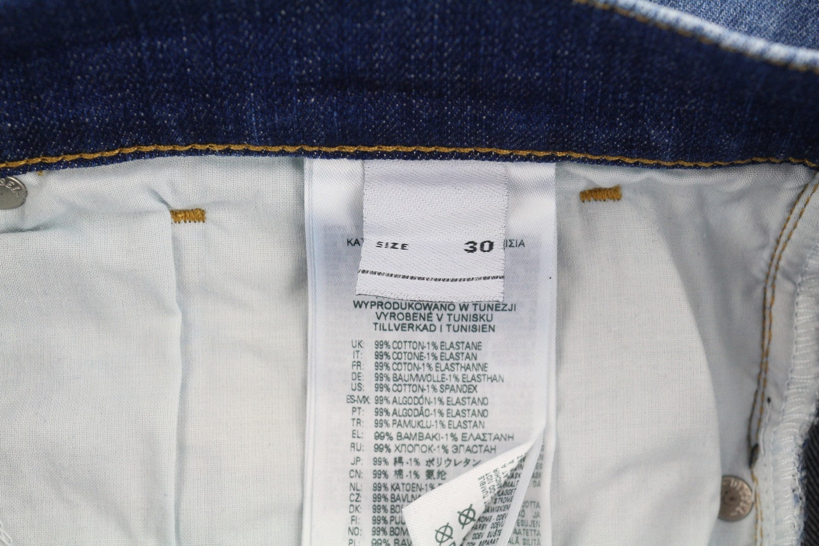 DIESEL 2005 D-Fining 09C72 vyriški džinsai W30/L32 Įprasti siaurėjantys vidutinio juosmens dydžiai RMK 225 € 