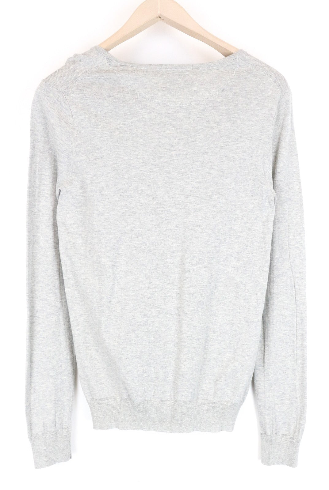 SCOTCH & SODA Ams Couture Grey V-Neck Sweatshirt S Cotton Long Sleeve Men's