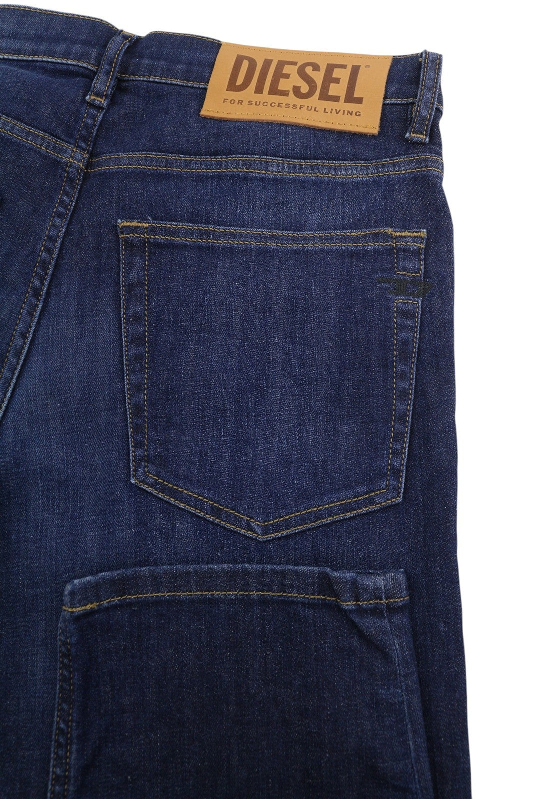 DIESEL D-Fining 009ZU vyriški džinsai W31/L34 siaurėjantys, tamprūs, mėlyni, su sagomis 