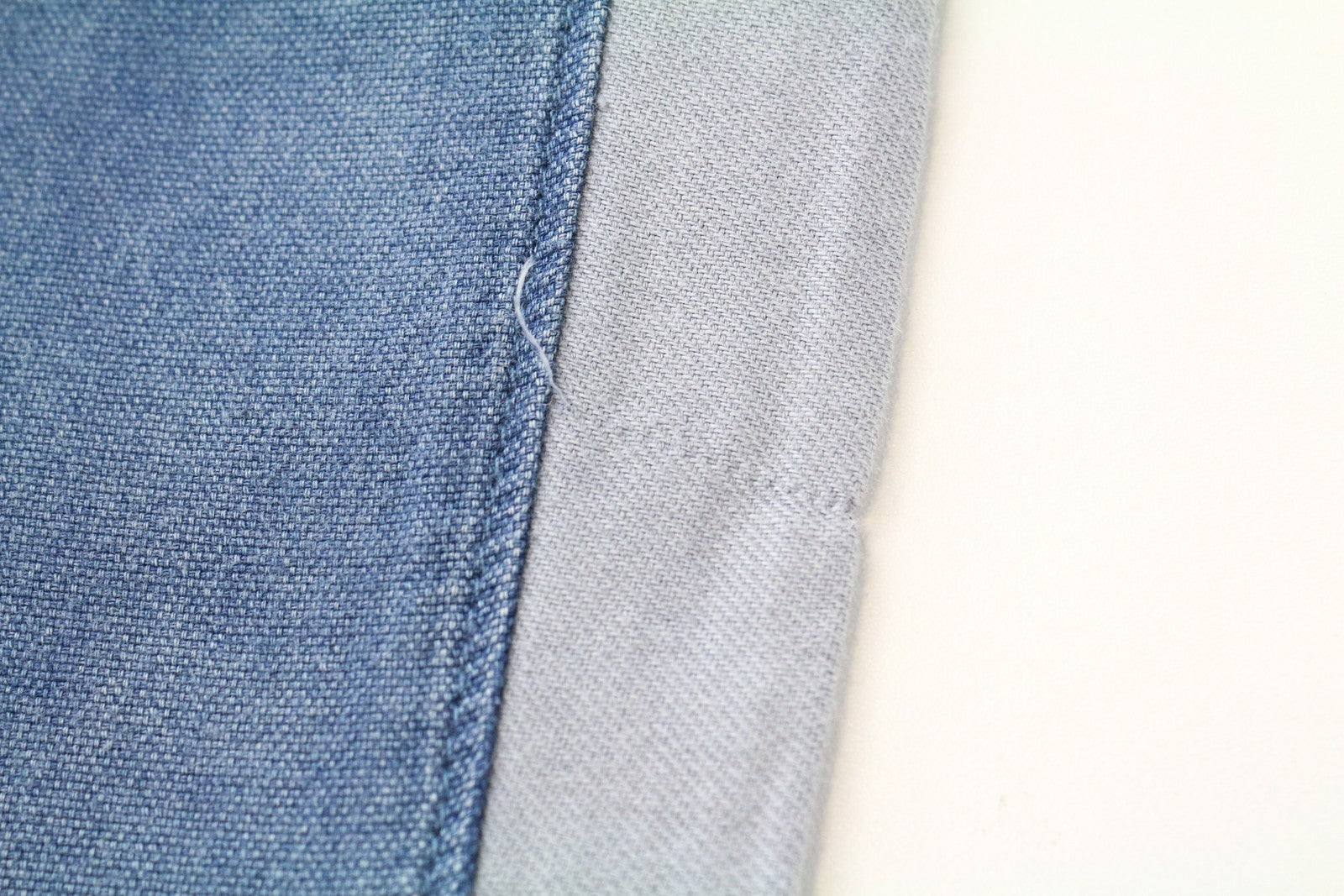 DENHAM Bonnie plačių klešnių moteriškos kelnės W26/L28 mėlynos sendinto lino imitacijos 