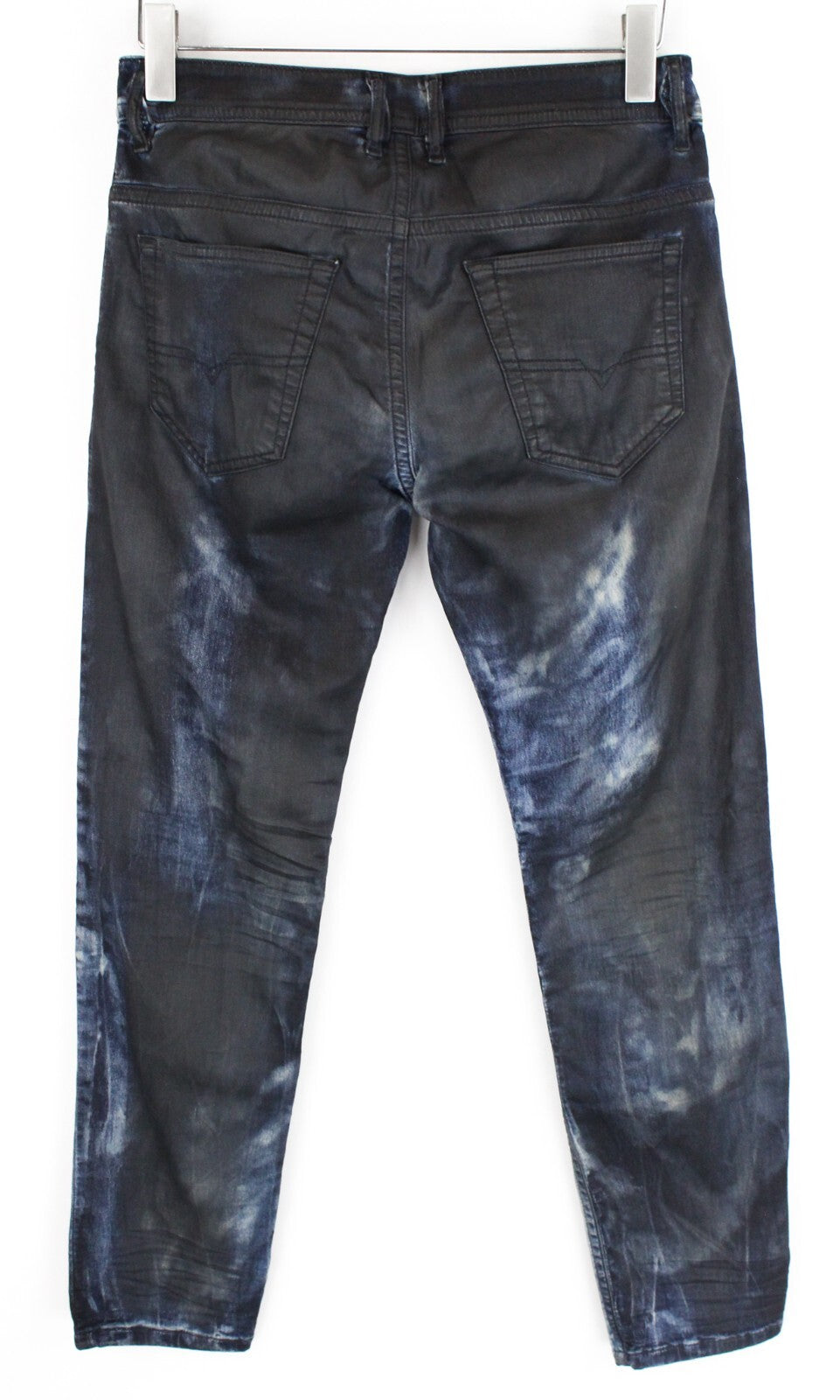 DIESEL Thommer CB-NE 085AZ Mens Jeans W28 Grey Blue Slim  Waxed Jogg Stretchy