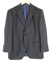 SUITSUPPLY Napoli UK46S Grey Wool Men Blazer Zignone Lined Single-Breasted