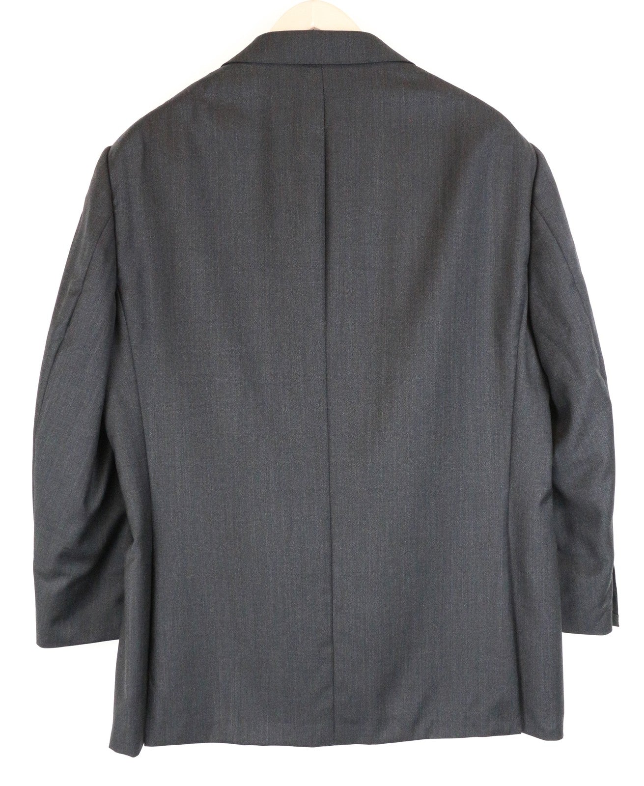 SUITSUPPLY Napoli UK46S Grey Wool Men Blazer Zignone Lined Single-Breasted