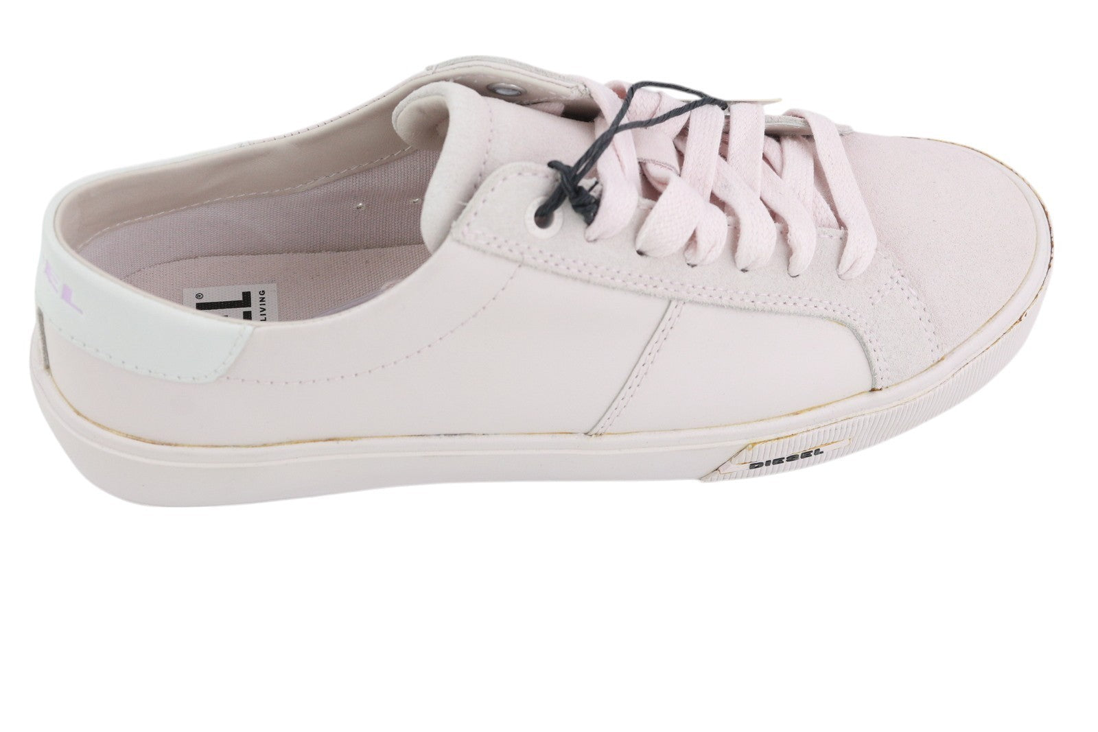 DIESEL S-Mydori Lc W moteriški sportbačiai, šviesiai rožinės spalvos, odiniai, migdolų spalvos, RRP 200 € 