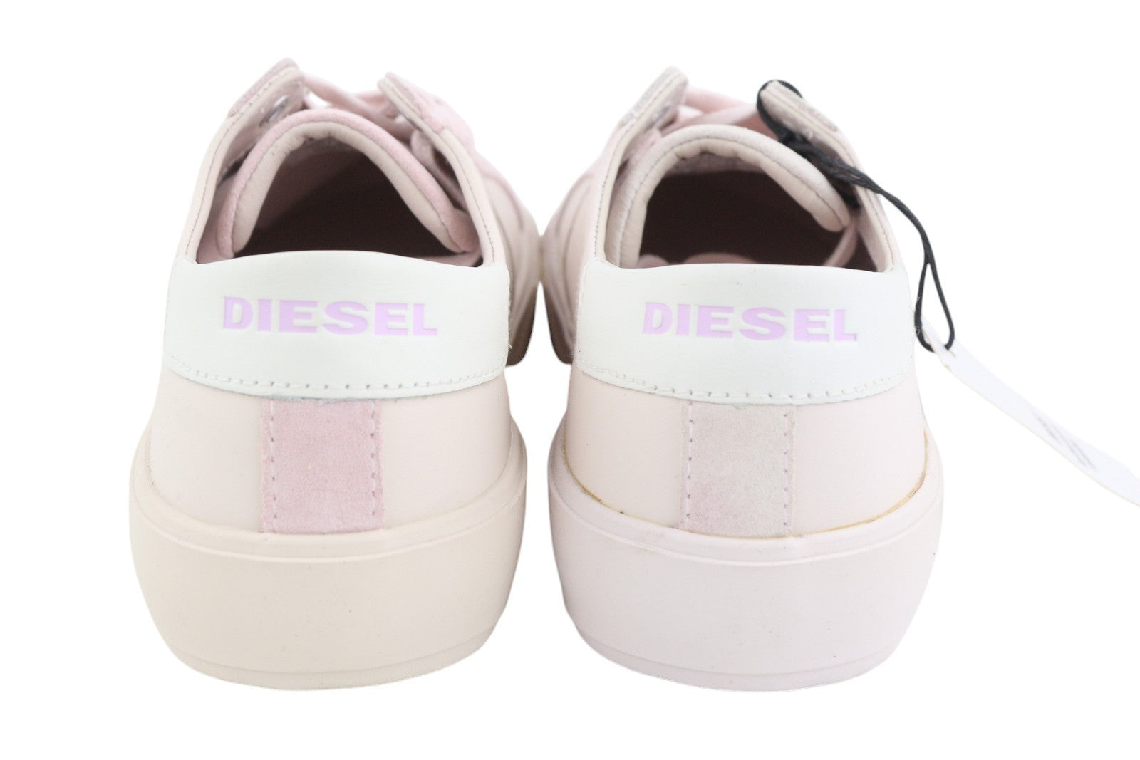 DIESEL S-Mydori Lc W moteriški sportbačiai, šviesiai rožinės spalvos, odiniai, migdolų spalvos, RRP 200 € 