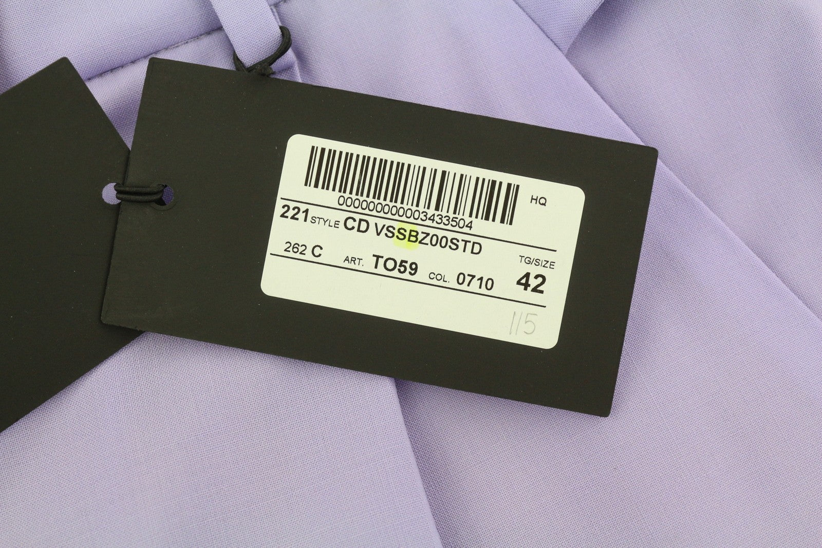 PT TORINO Isabel moteriškos kelnės 42 W27 violetinės violetinės fliso ir vilnos mišinio RRP 350 € 