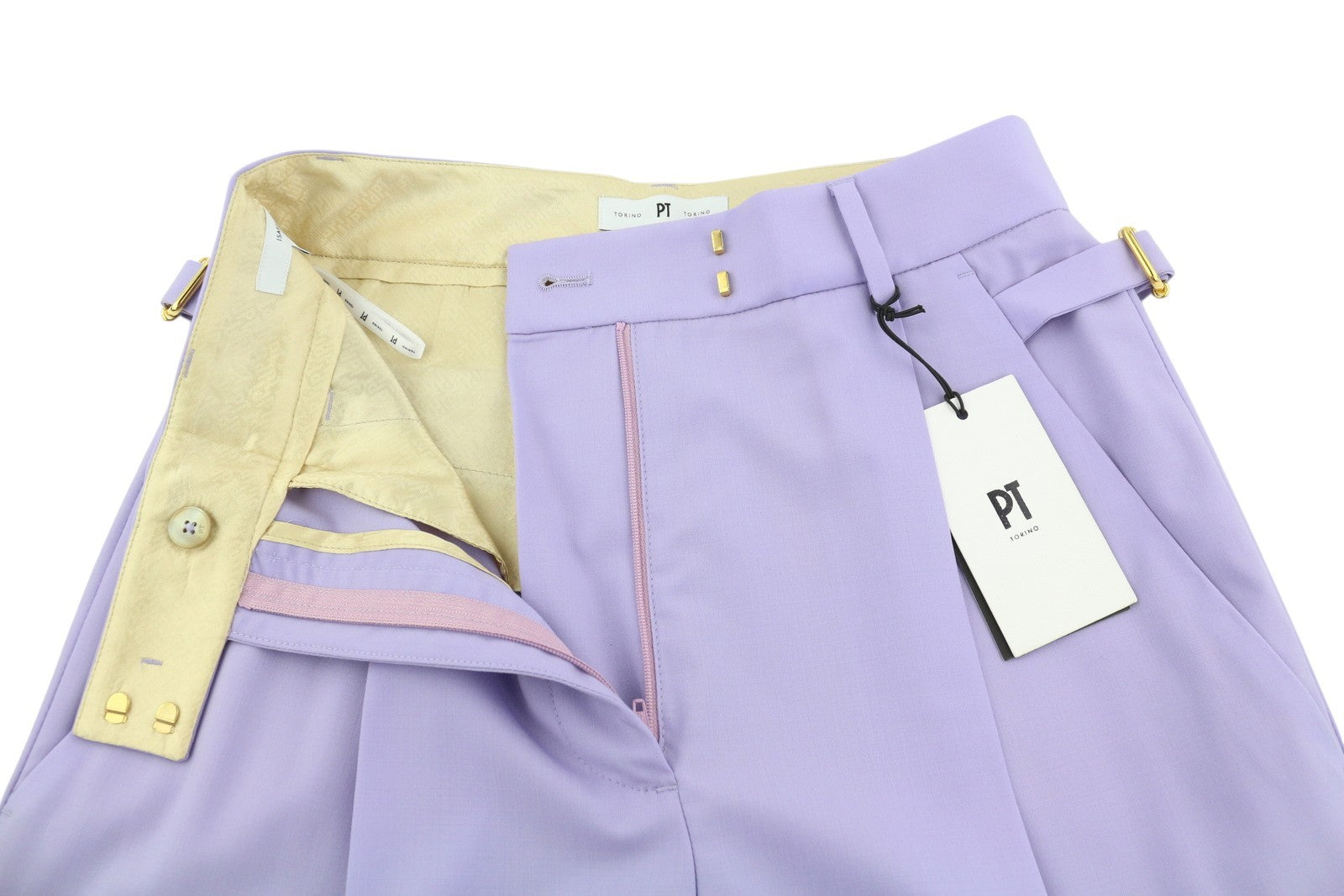 PT TORINO Isabel moteriškos kelnės 40 W26 Violetinės violetinės fliso ir vilnos mišinio. Rekomenduojama mažmeninė kaina – 350 €. 