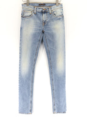 NUDIE JEANS Tube Kelly Mens Jeans W28/L36 Tight  Cotton Stretchy Washed Blue