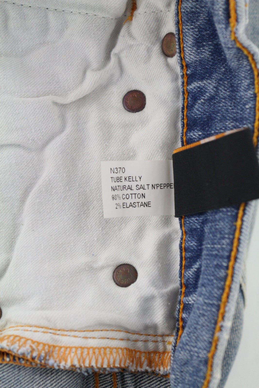 NUDIE JEANS Tube Kelly Mens Jeans W28/L36 Tight  Cotton Stretchy Washed Blue