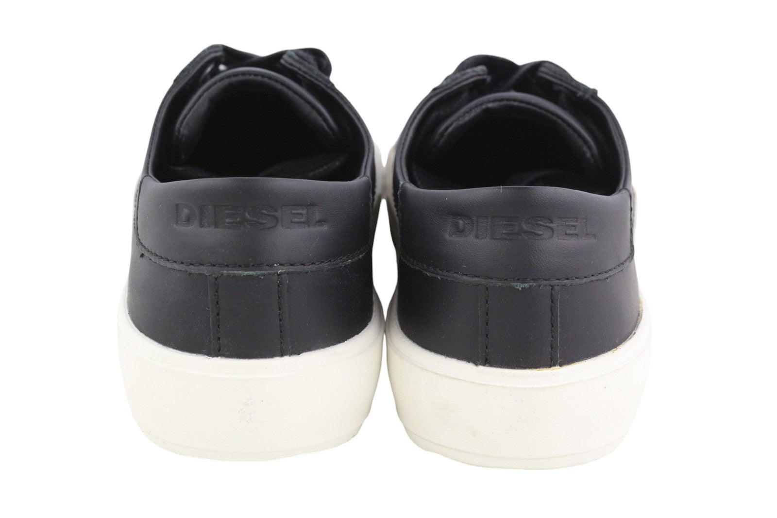 DIESEL S-Mydori Lc W moteriški sportbačiai, juodi, odiniai, su raišteliais, žemakulniai, EU39, RRP 200 € 