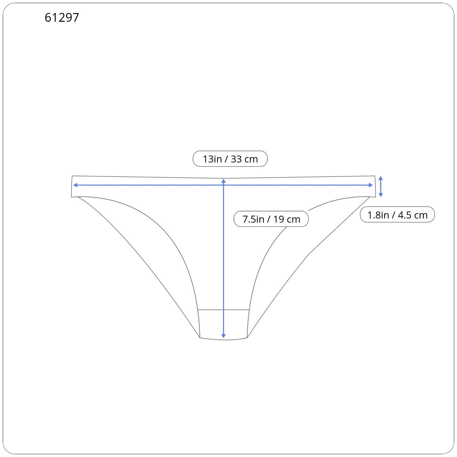 MAISON SCOTCH ~XS Black Bikini Bottom Printed Pool Summer Swimwear