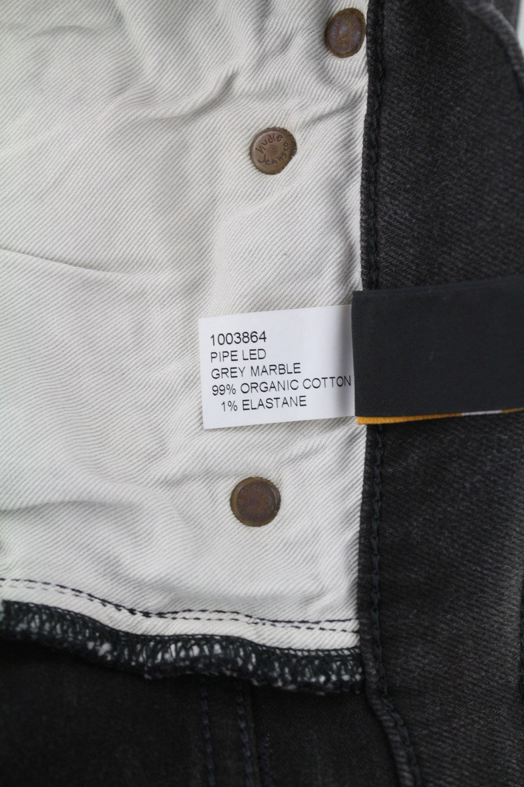 NUDIE JEANS Pipe Led Mens Jeans W29/L30 Skinny  Cotton Stretchy Grey Washed