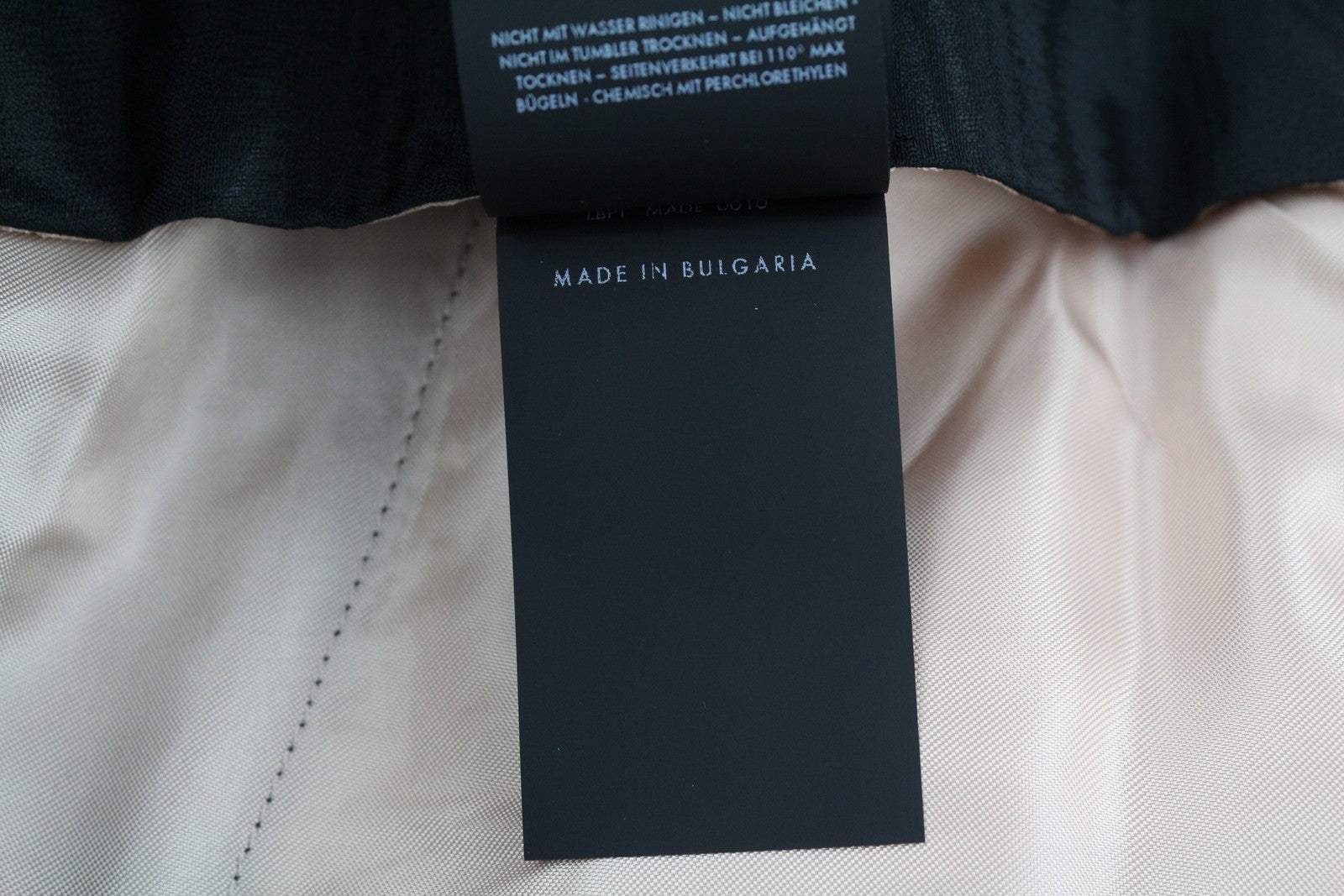 PT TORINO Mirna moteriškos kelnės 42 W30 juodos įprasto kirpimo raštuotos užtraukiamos kišenės 