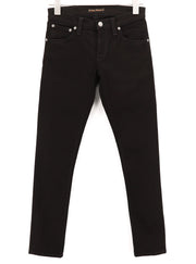 NUDIE JEANS Long John Womens Jeans W26/L30 Slim  Cotton Stretchy Black Casual