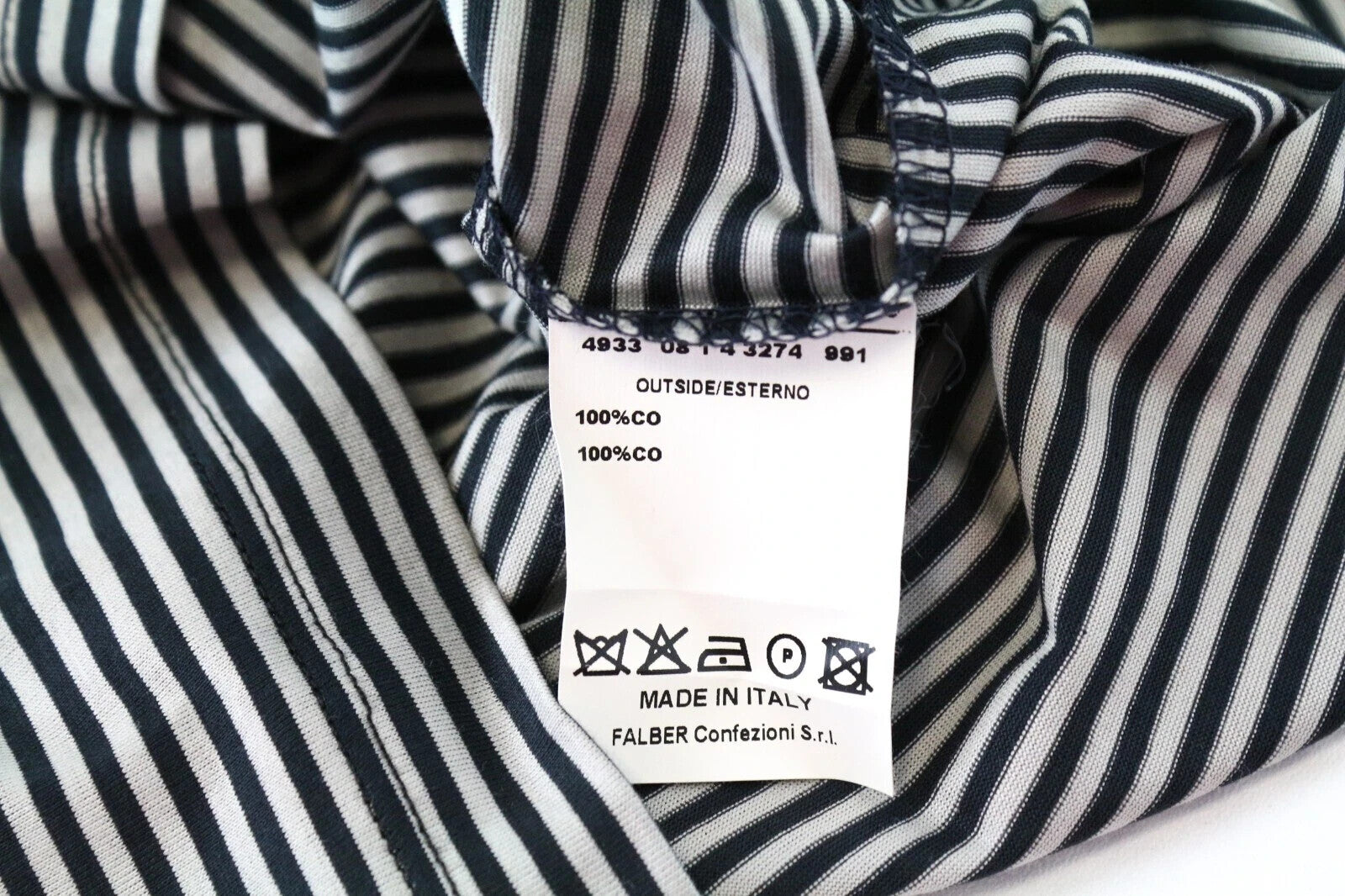 RICHMOND vyriški marškinėliai pilki medvilniniai dryžuoti trumpomis rankovėmis vasariniai L 