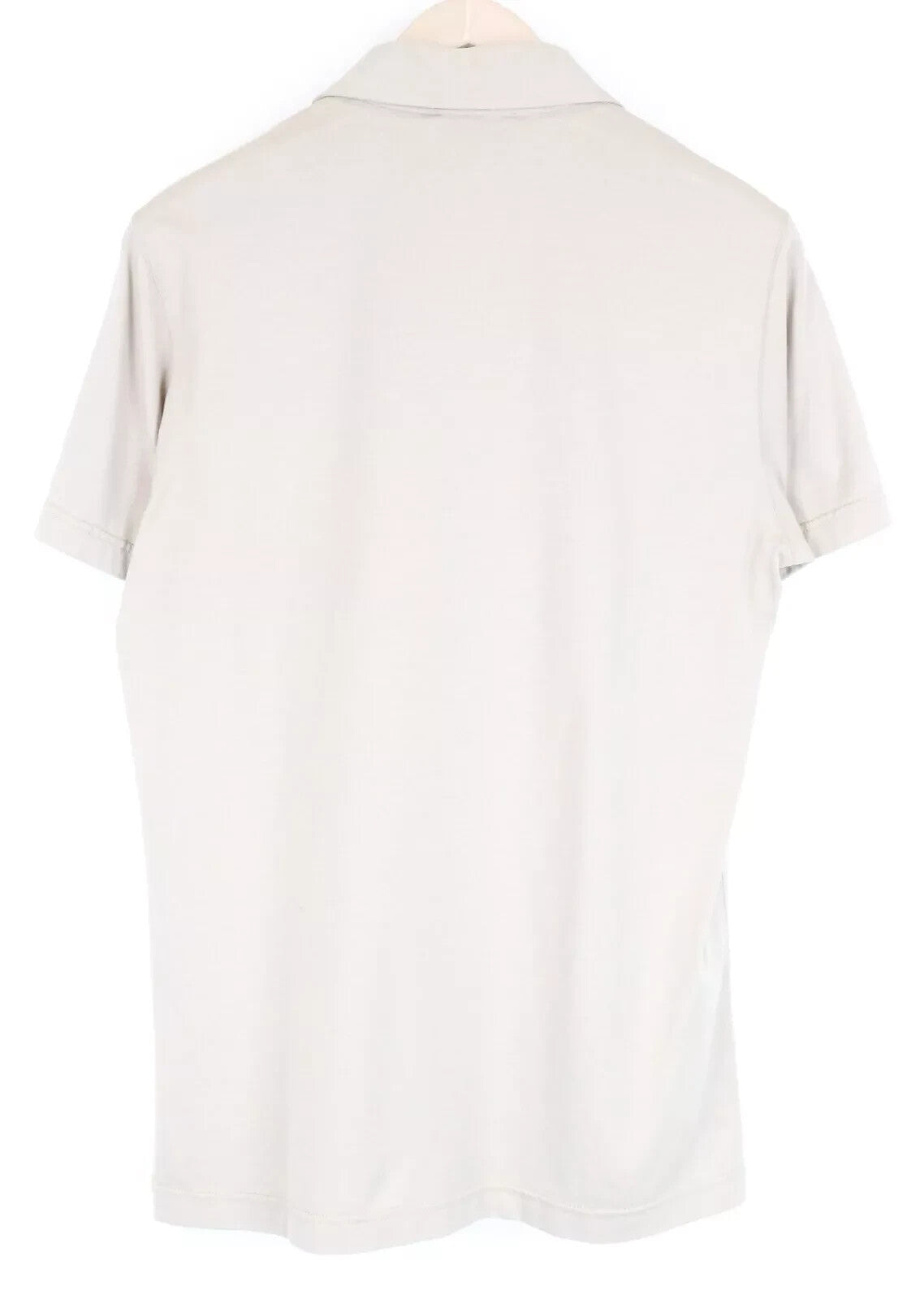 RICHMOND vyriški polo marškinėliai L dydžio, šviesiai pilki, medvilniniai, trumpomis rankovėmis, laisvalaikio stiliaus 