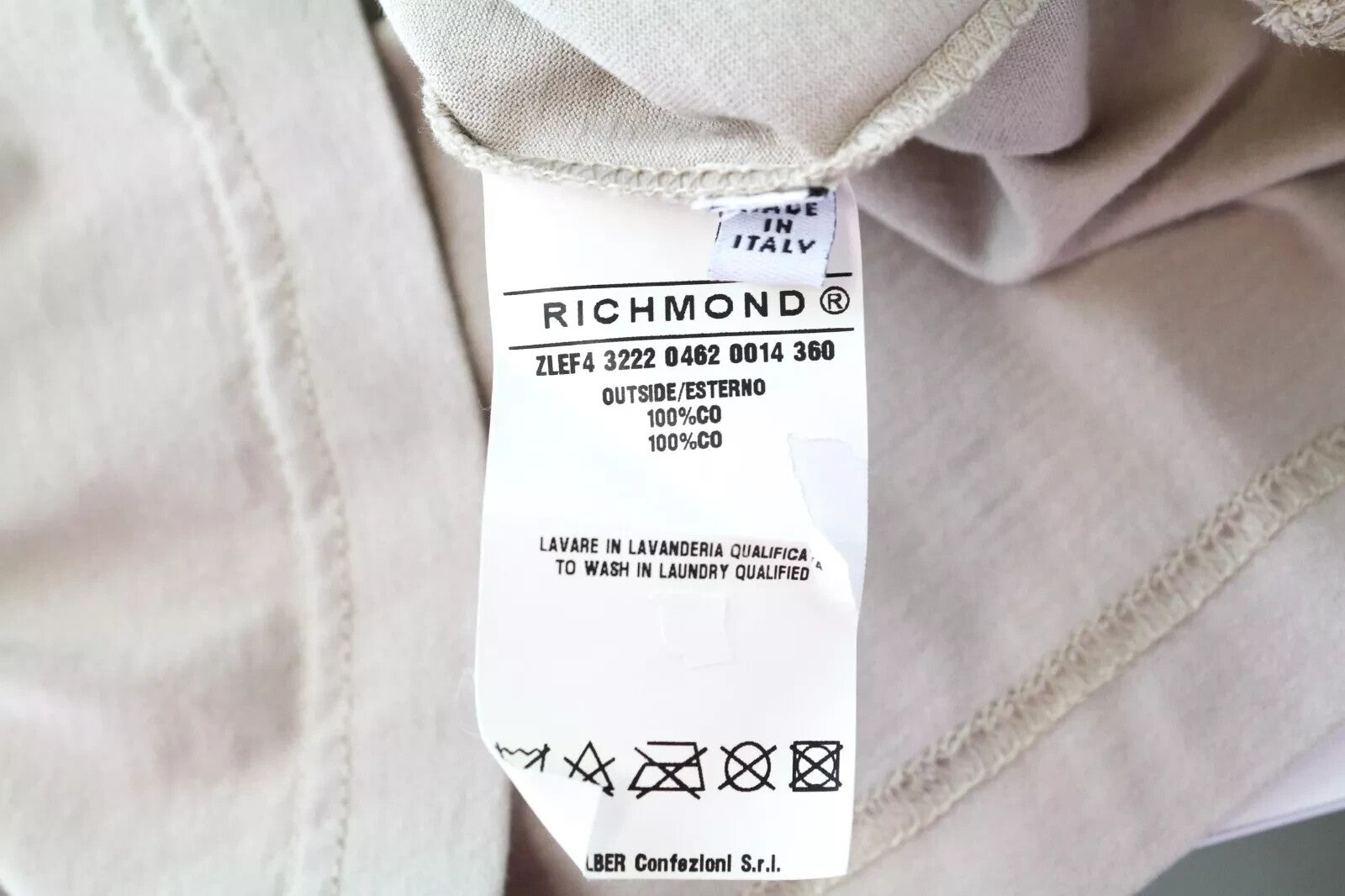 RICHMOND vyriški polo marškinėliai L dydžio, šviesiai pilki, medvilniniai, trumpomis rankovėmis, laisvalaikio stiliaus 