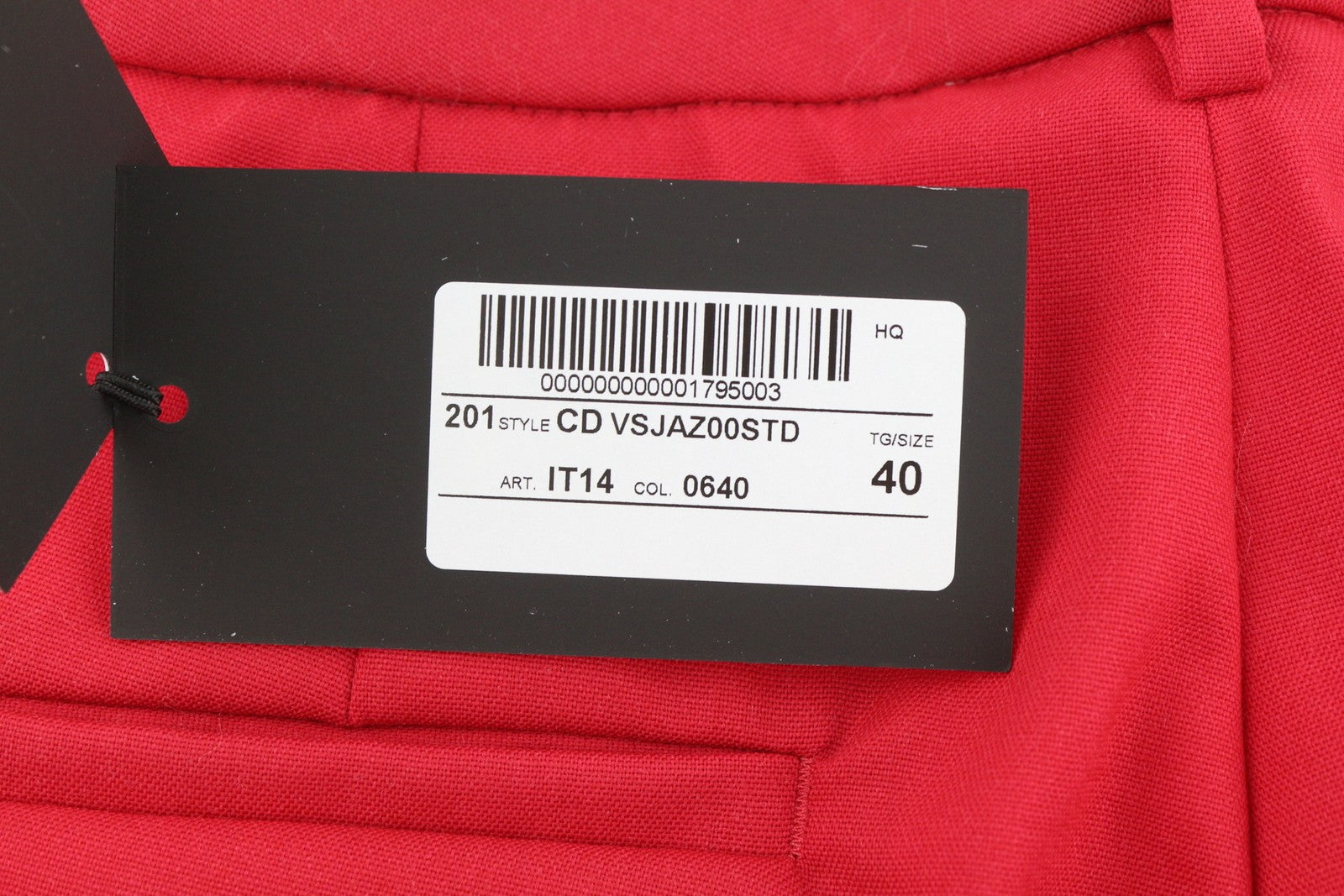 PT TORINO Jaine moteriškos kelnės, 40 W27, raudonos, laisvo kirpimo, iki kulkšnies, užtrauktuku. Rekomenduojama kaina – 249 €. 