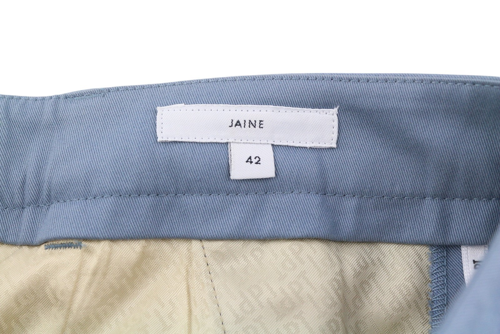 PT TORINO Jaine moteriškos kelnės, 42 W30, mėlynos, laisvo kirpimo, iki kulkšnies, užtrauktuku. Rekomenduojama kaina – 249 €. 