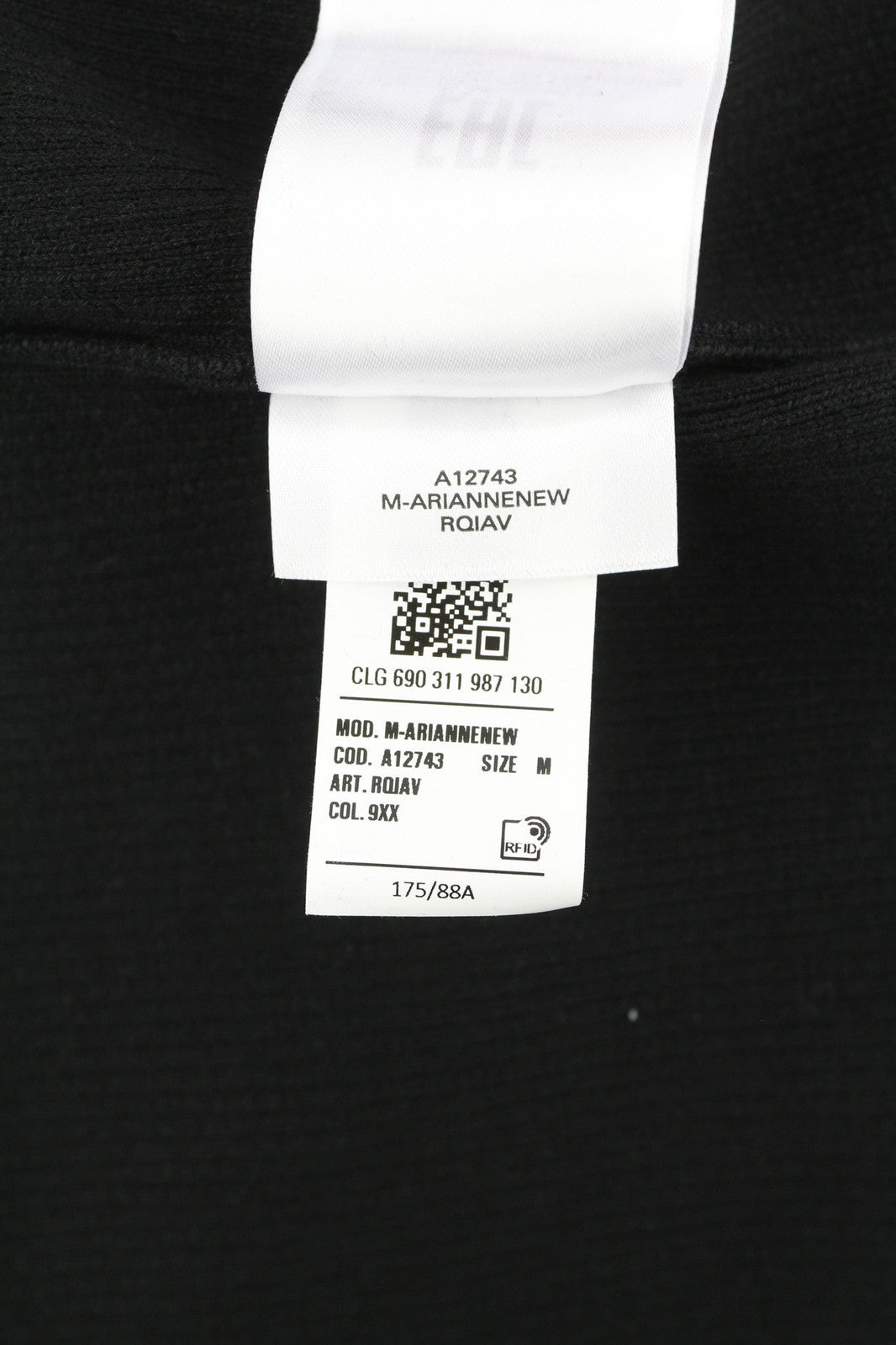 DIESEL M-Ariannew moteriškas megztinis M, juodas, megztinis su apvalia kaklo linija, megztas, RRP 175 € 