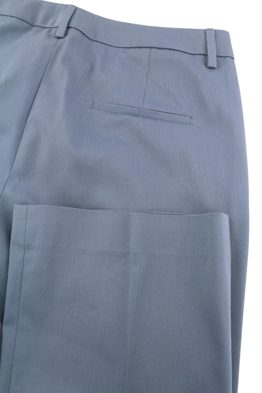 PT TORINO Jaine moteriškos kelnės 46 W33 mėlynos, laisvo kirpimo, iki kulkšnies, užtrauktuku RRP249 