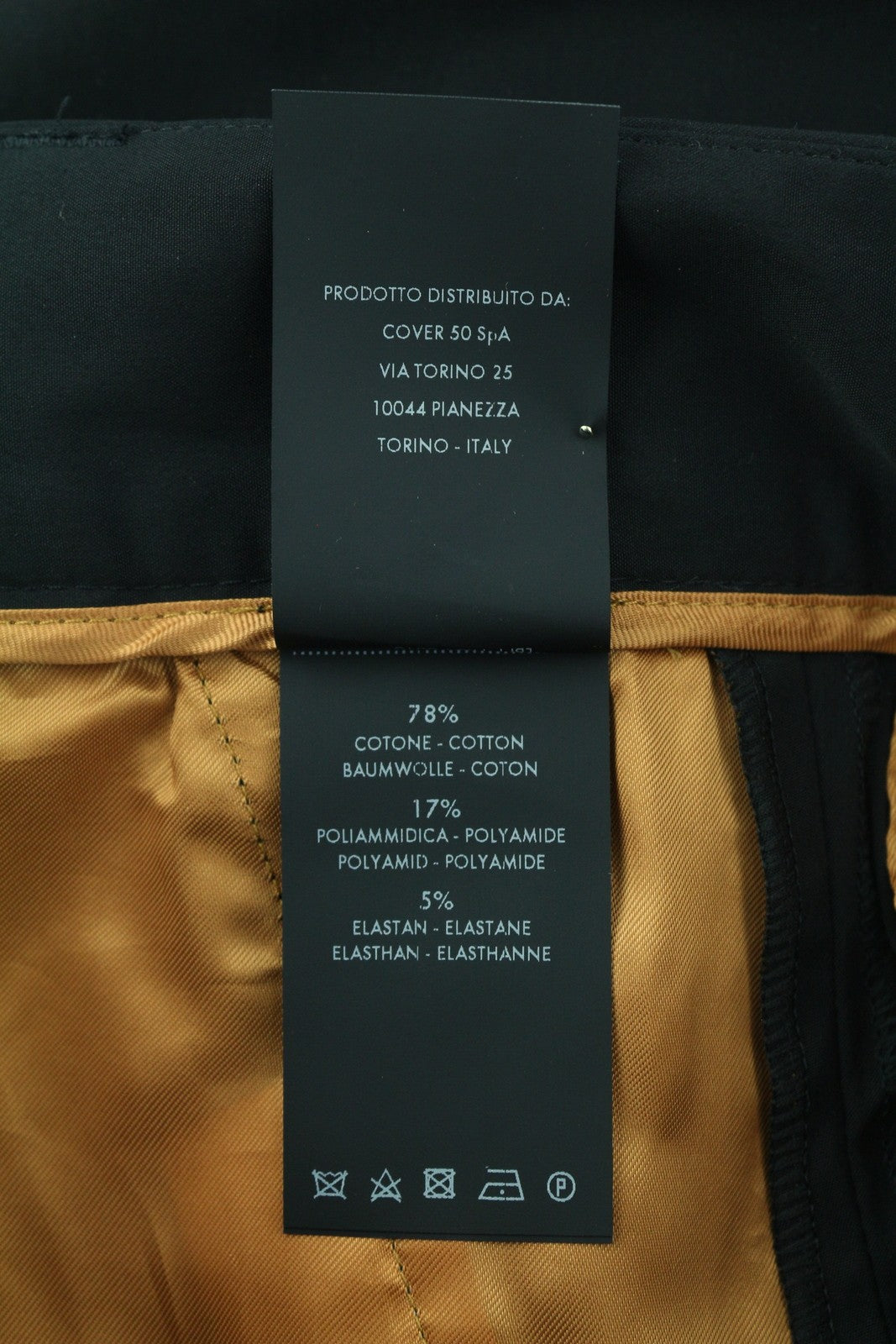 PT TORINO Juliet moteriškos kelnės, 38 cm, platėjančios klešnės, juodos, aukštu juosmeniu, su užtrauktuku. 