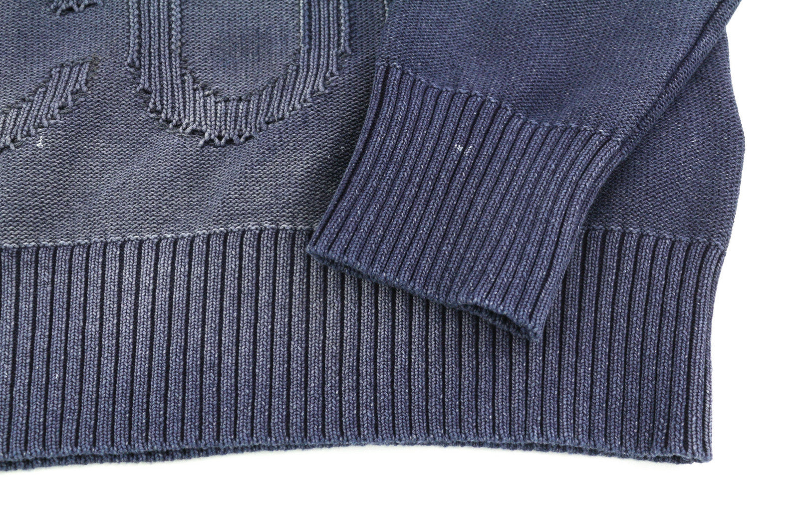 DIESEL K-Northern vyriškas megztinis S dydžio, skalbto efekto, megztas, mėlynas, rekomenduojama kaina – 275 € 