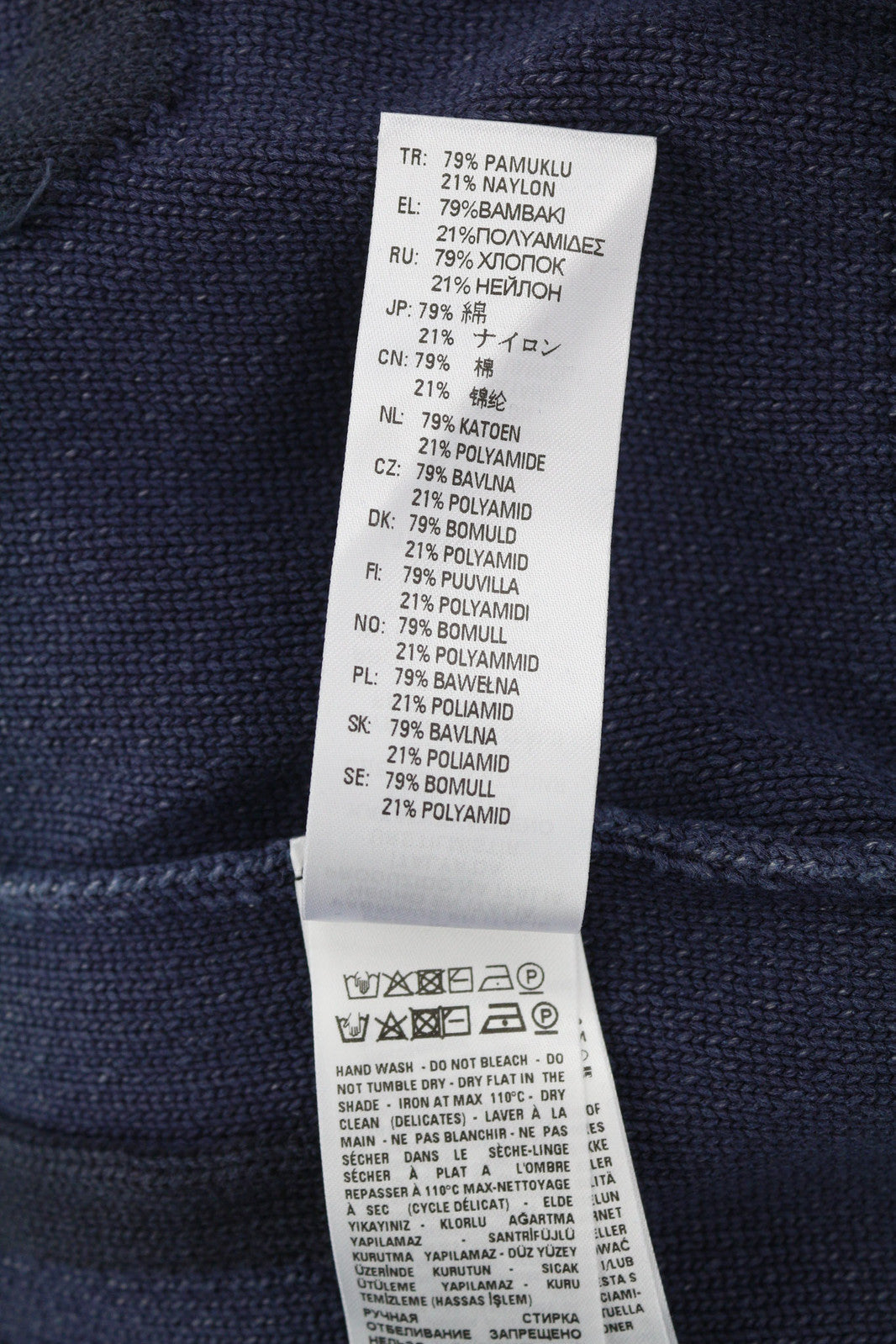 DIESEL K-Northern vyriškas megztinis S dydžio, skalbto efekto, megztas, mėlynas, rekomenduojama kaina – 275 € 