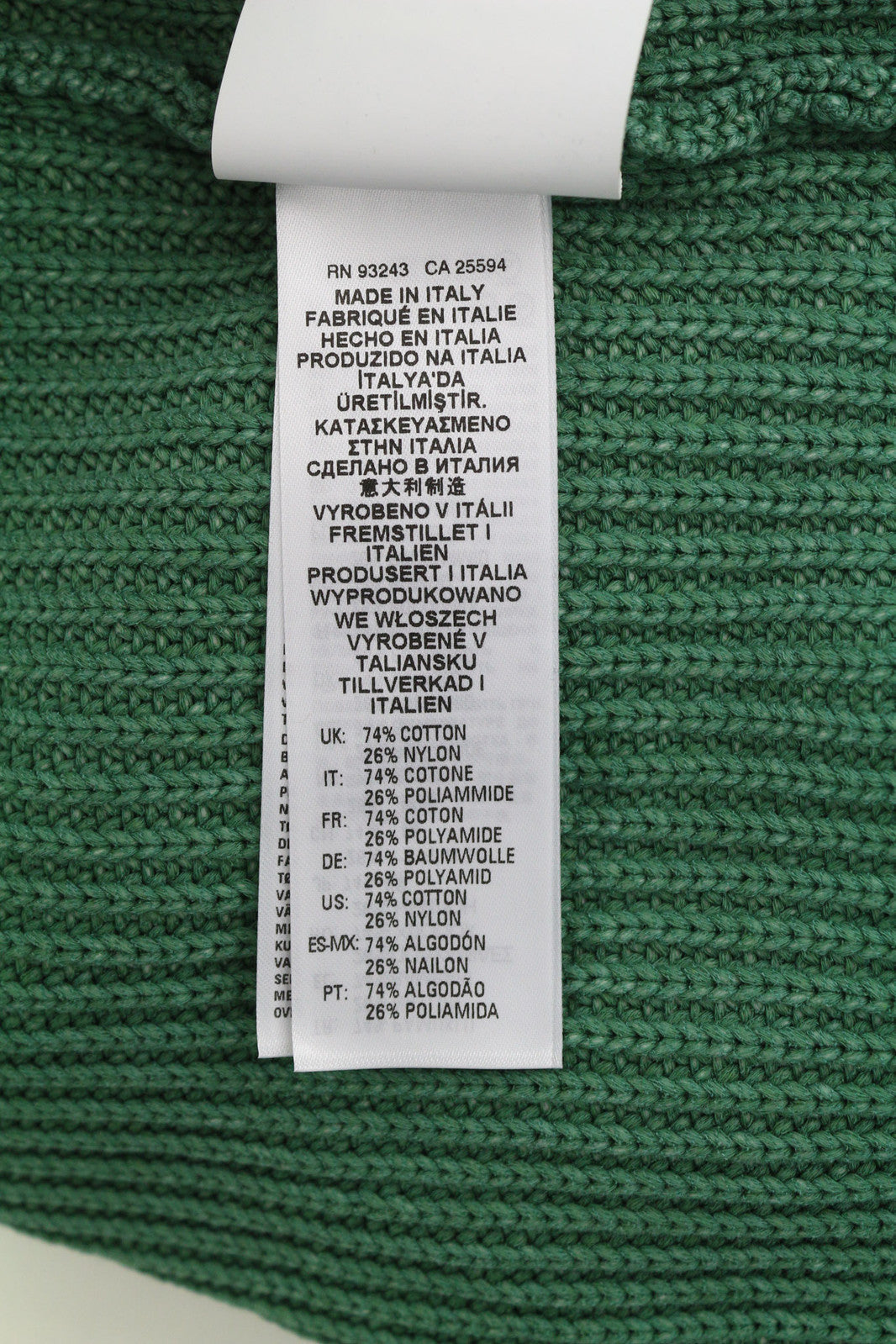 DIESEL K-Kentucky vyriškas megztinis su užtrauktuku, L dydžio, su skalbto efekto apvalia kaklo iškirpte, megztas žalias, rekomenduojama kaina – 250 € 