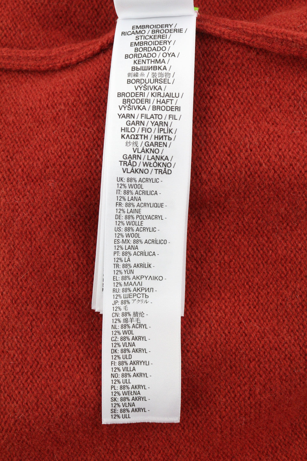 DIESEL K-Boston vyriškas megztinis XL dydžio, raudonas, vilnonis, kašmyro megztinis, RRP 250 € 