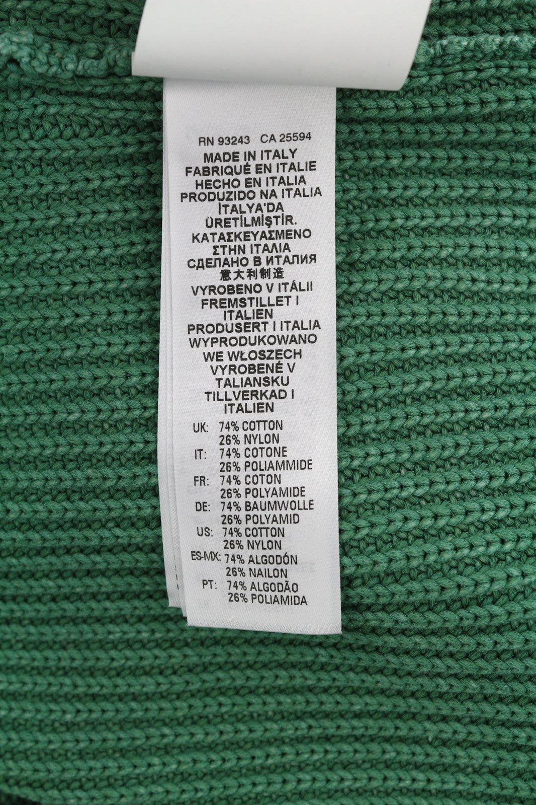 DIESEL K-Kentucky vyriškas megztinis L dydžio su skalbto rašto efektu, megztas žalias, RRP 275 € 