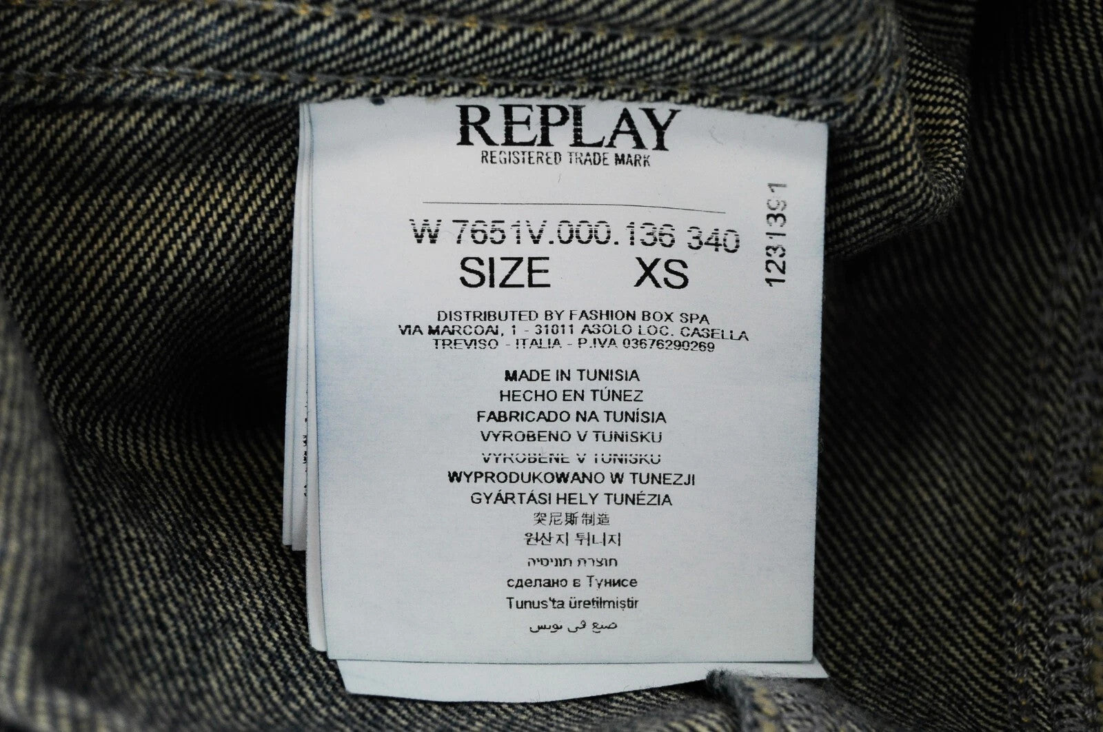 REPLAY moteriška striukė XS, mėlyna, džinsinė, skalbta ilgomis rankovėmis, lengva, gryna medvilnė 