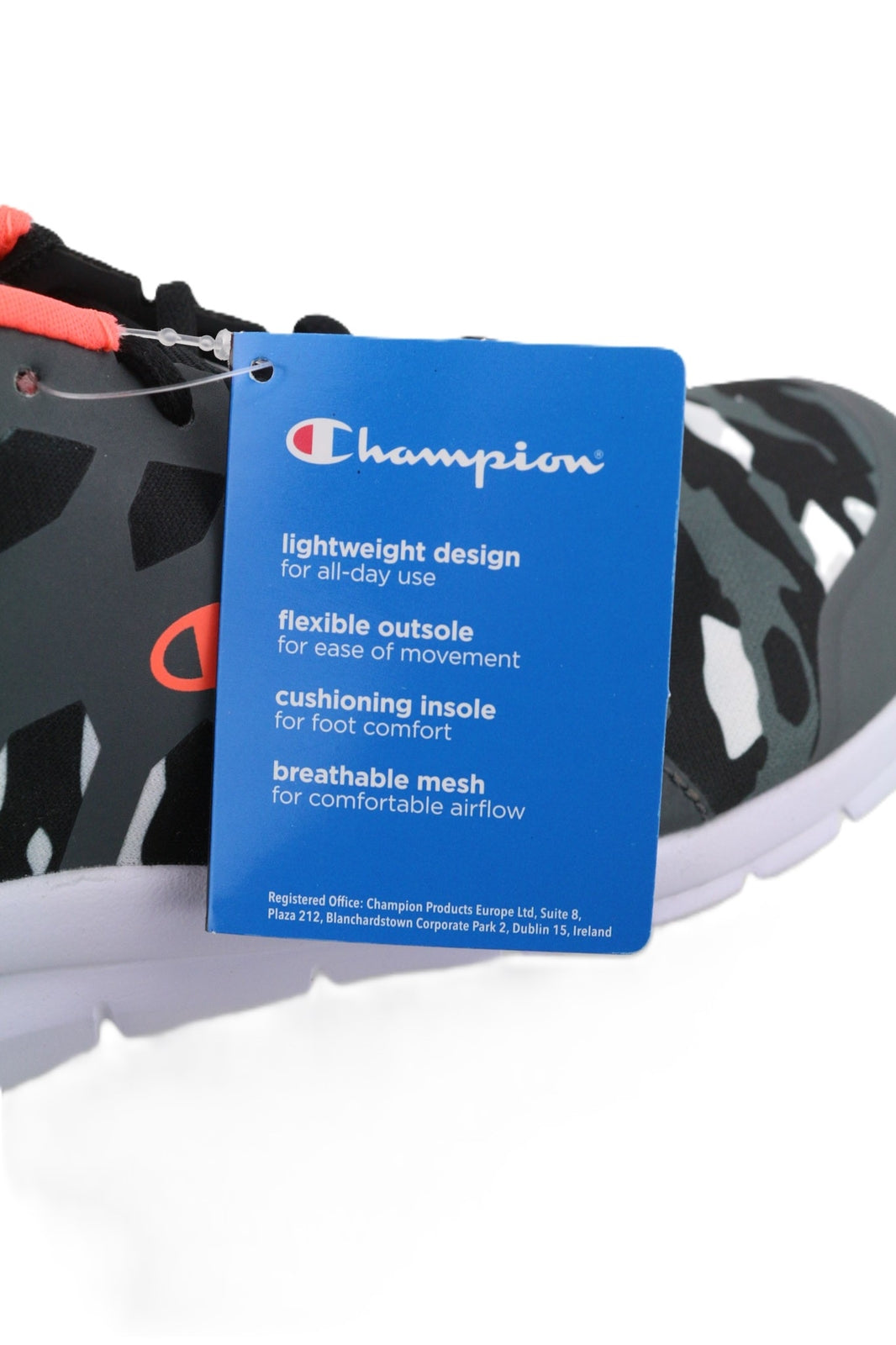 CHAMPION Alpha Camo vyriški sportbačiai U39 UK5.5, lengvi, lankstūs, kvėpuojantys, nėriniai 