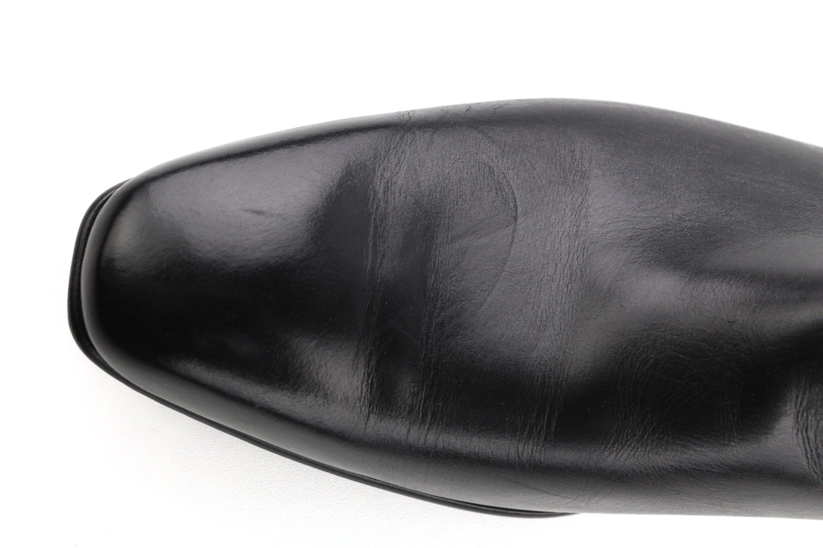 MINELLI Cayan vyriški aulinukai EU40 UK6.5 juodi veršiuko odos aulinukai su kvadratine nosele, raštuoti 