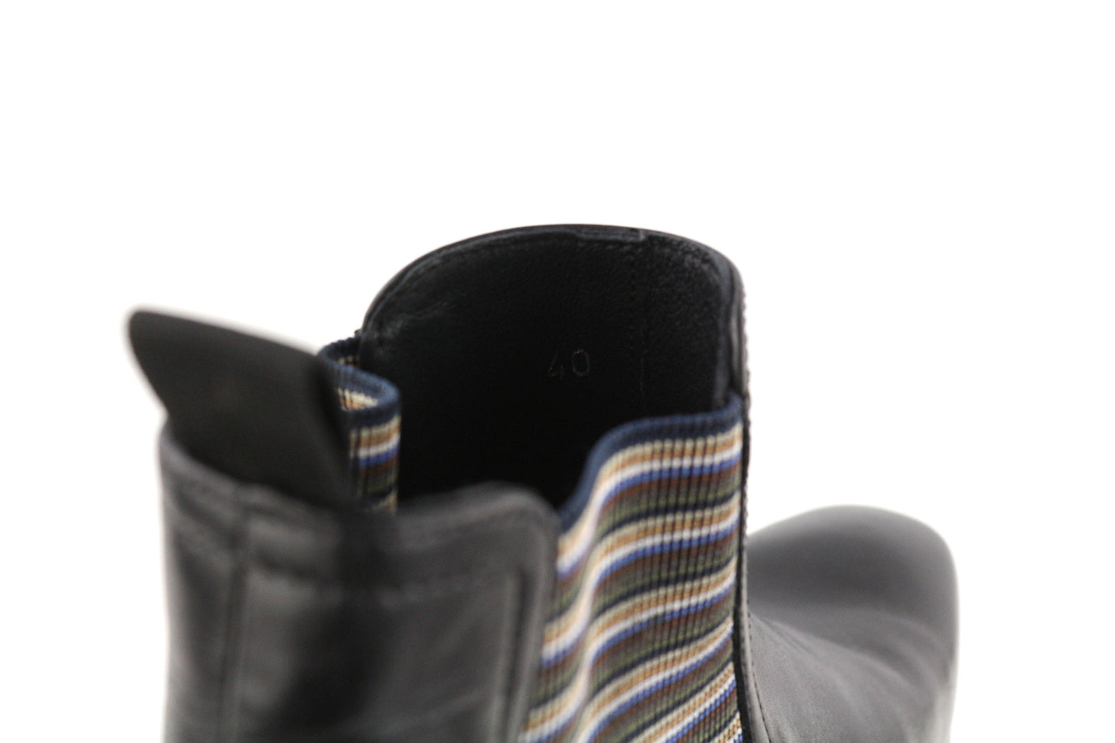 MINELLI Cayan vyriški aulinukai EU40 UK6.5 juodi veršiuko odos aulinukai su kvadratine nosele, raštuoti 