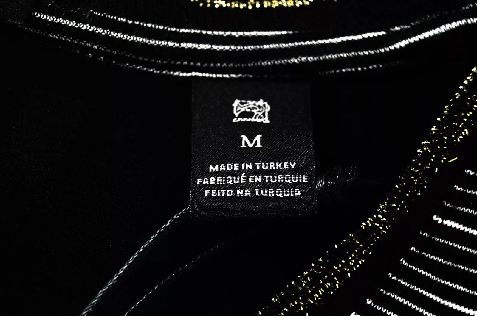 SCOTCH &amp; SODA Ams Blauw moteriški marškinėliai M, juodi dryžuoti, ilgomis rankovėmis, apvaliu kaklu 