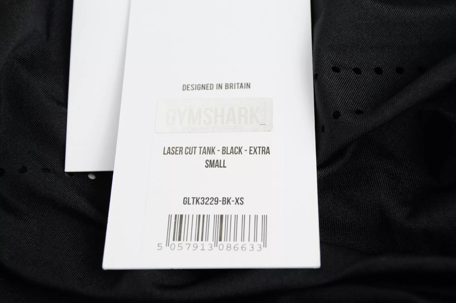 GYMSHARK moteriški marškinėliai XS dydžio, lazeriu pjaustyti, juodi, kvėpuojantys, lengvi.