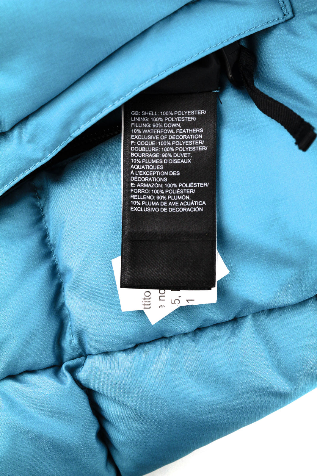 „THE NORTH FACE 1990 Lhotse“ vyriška striukė XS, mėlyna, 700 pūkinė, izoliuota, dygsniuota, pūkuota striukė. 