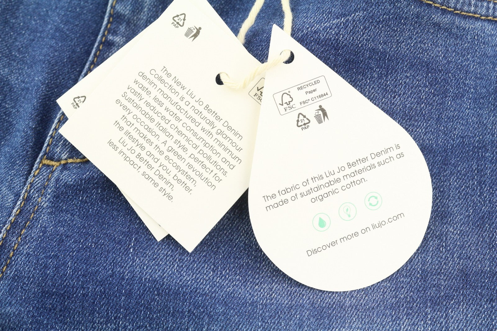 LIU JO New Flare moteriški džinsai W28 tiesus kirpimas aukštu juosmeniu skalbto džinso mėlynas logotipas 