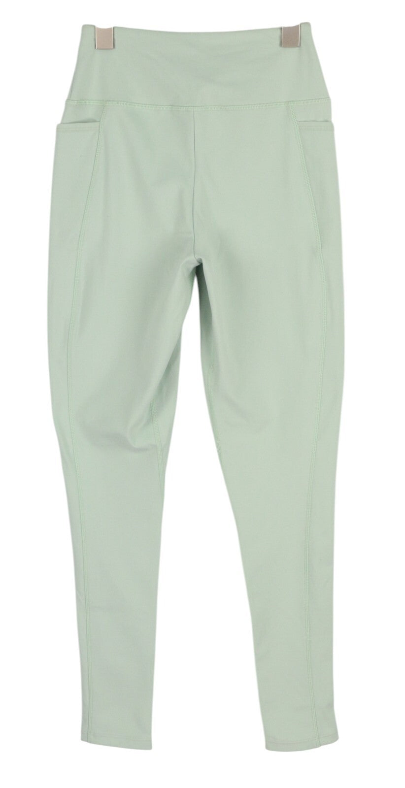 GYMSHARK Svajingos moteriškos tamprės XS dydžio sportinės kelnės, pistacijų žalios, tamprios, sauso kirpimo 