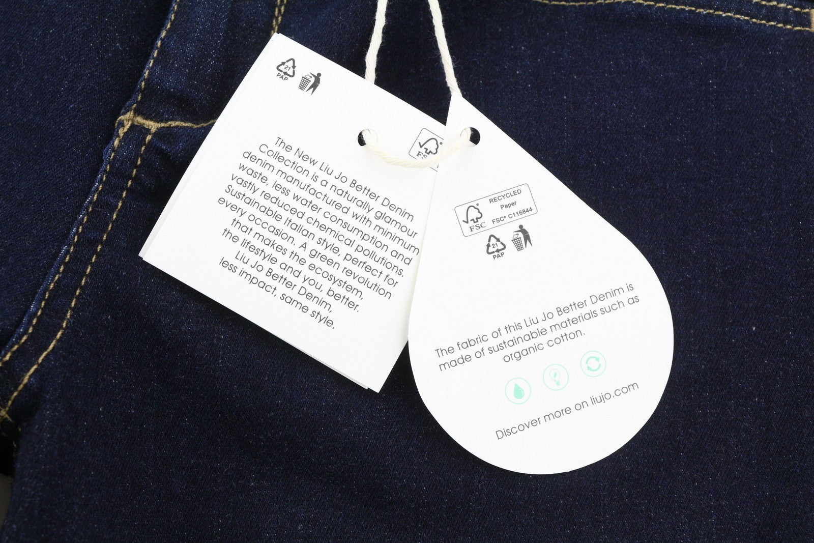 LIU JO Magnetic moteriški džinsai W28 Skinny Fit Zip Fly Denim Dark Blue Kišenėmis Logotipu 