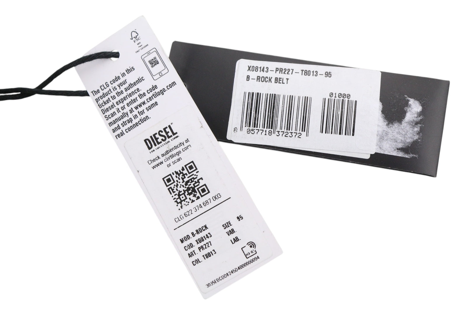 DIESEL B-Rock vyriškas diržas, 95 cm, juodas, natūralios odos, su kilpelėmis, su detalėmis. Rekomenduojama mažmeninė kaina – 80 €. 