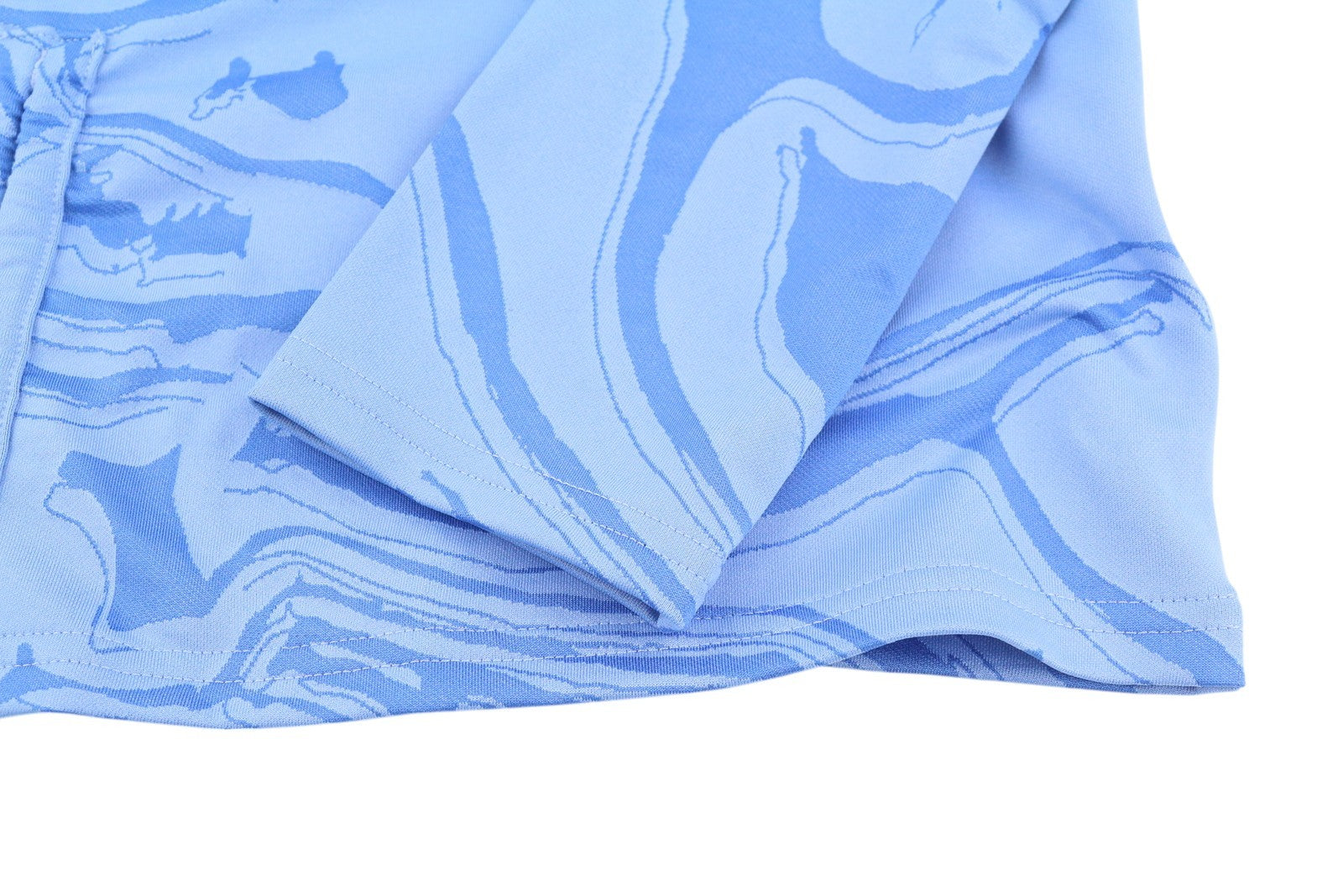 GYMSHARK Power moteriškas džemperis su gobtuvu M mėlynas ilgomis rankovėmis, trumpintas žakardo kvėpuojantis logotipas 