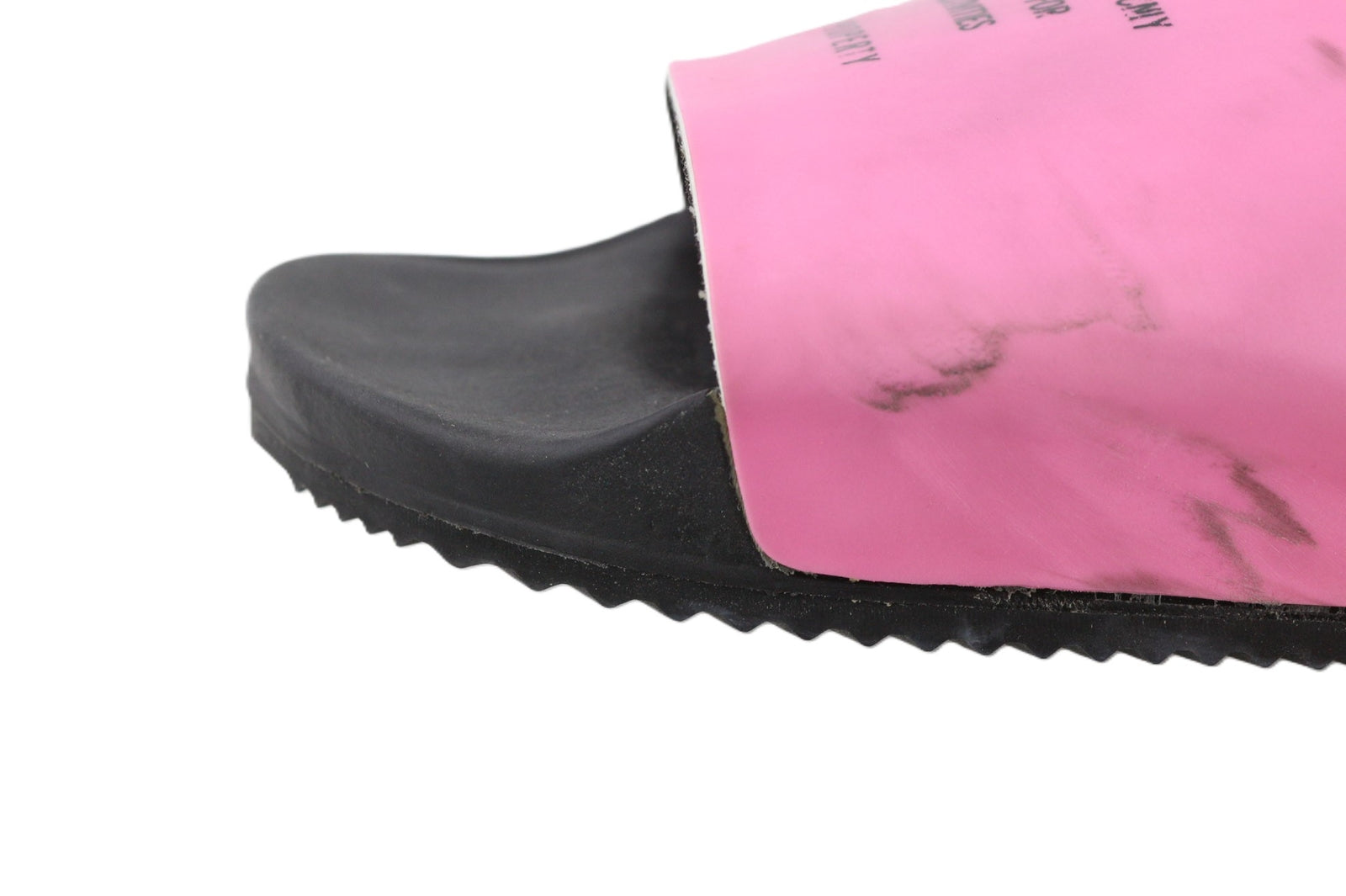 GOLDEN GOOSE Poolstar Women Slippers EU39 Pink Black Slip On Swimming Casual