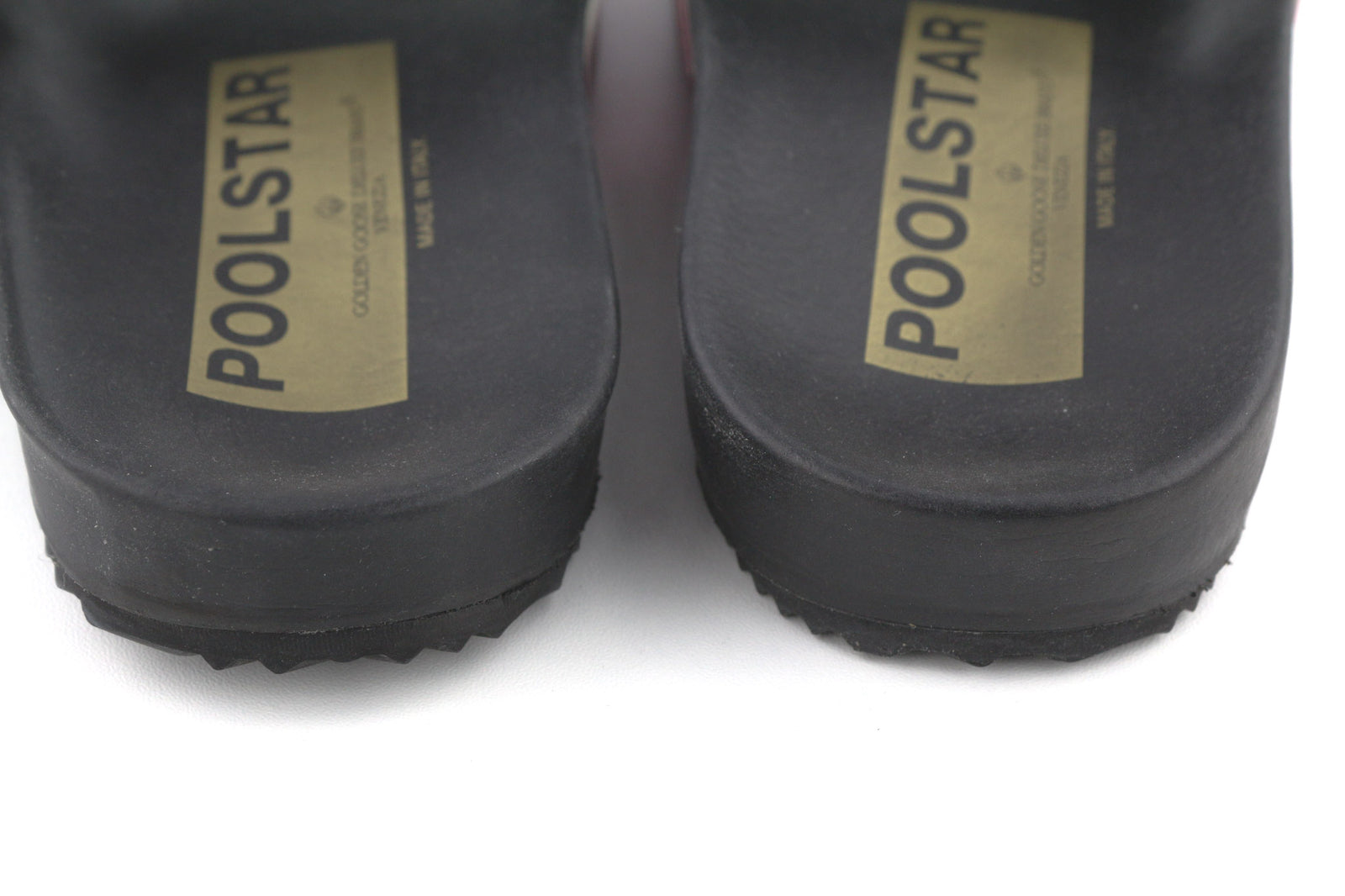 GOLDEN GOOSE Poolstar Women Slippers EU39 Pink Black Slip On Swimming Casual